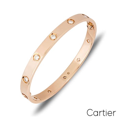 rose gold cartier bracelet replica|cartier diamond bracelet rose gold.